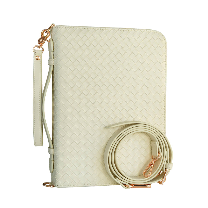Bible Cover Crossbody: Pearl - Shepherd Me Shop