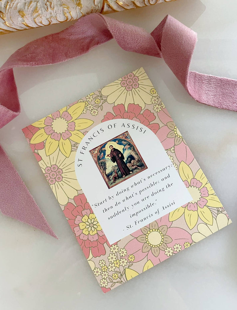 St. Francis of Assisi Prayer Card - Shepherd Me Shop