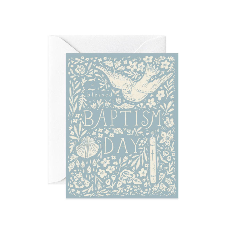 Blue Baptism Greeting Card - Shepherd Me Shop