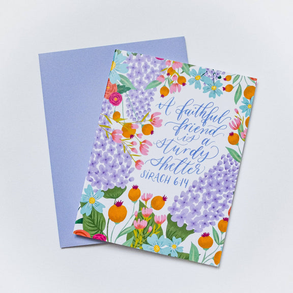 Catholic Friendship Greeting Card - Shepherd Me Shop