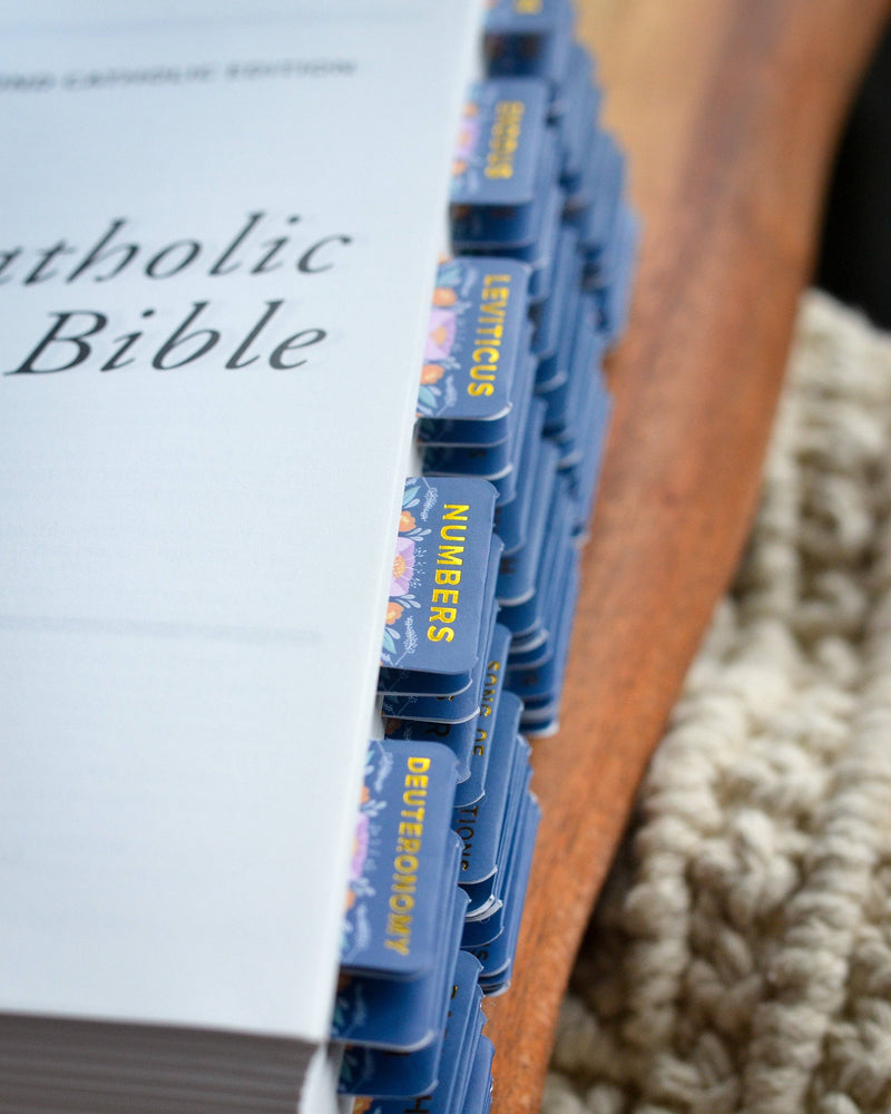 Mary’s Garden Catholic Bible Tabs - Shepherd Me Shop