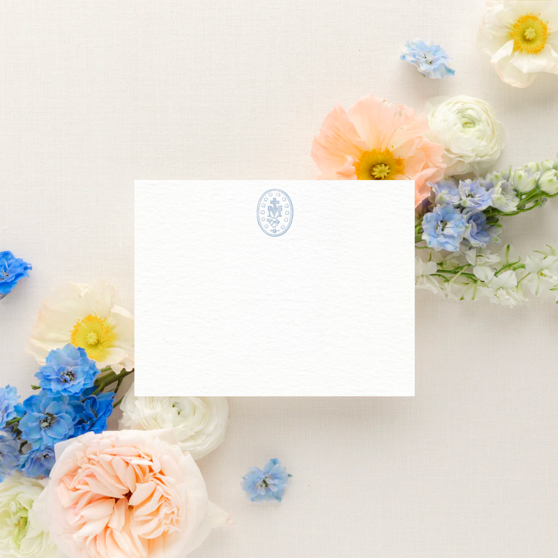 Miraculous Medal, Catholic Stationery Set, Pack of 10 - Shepherd Me Shop