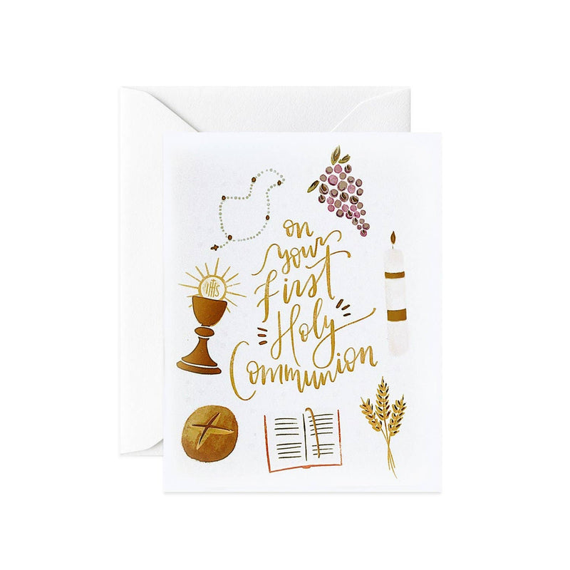 First Holy Communion Greeting Card - Shepherd Me Shop