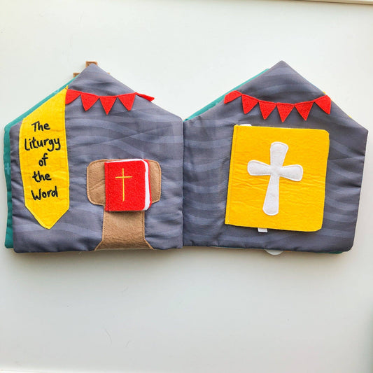 Catholic Mass Quiet Fabric Book - Shepherd Me Shop