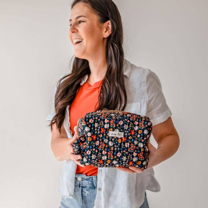 Catholic Quilted Cosmetic Toiletry Bag