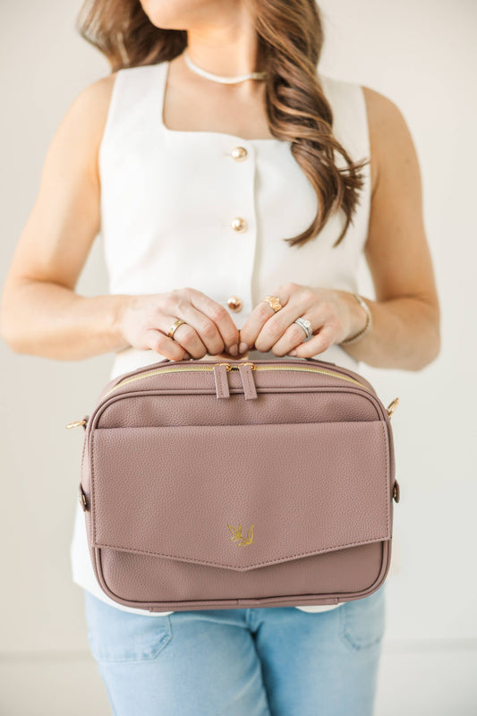 Bible Bag Crossbody: Lavender Bible Cover