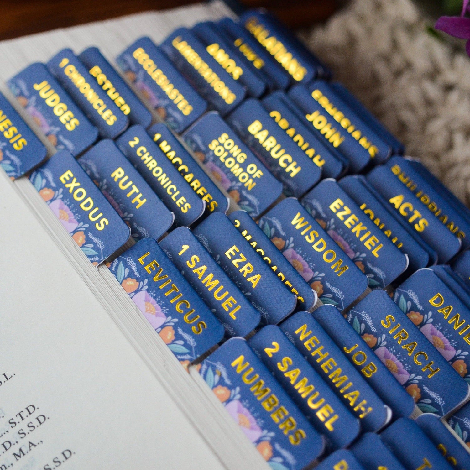 Mary’s Garden Catholic Bible Tabs - Shepherd Me Shop