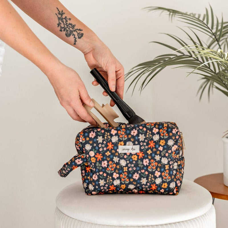 Catholic Quilted Cosmetic Toiletry Bag