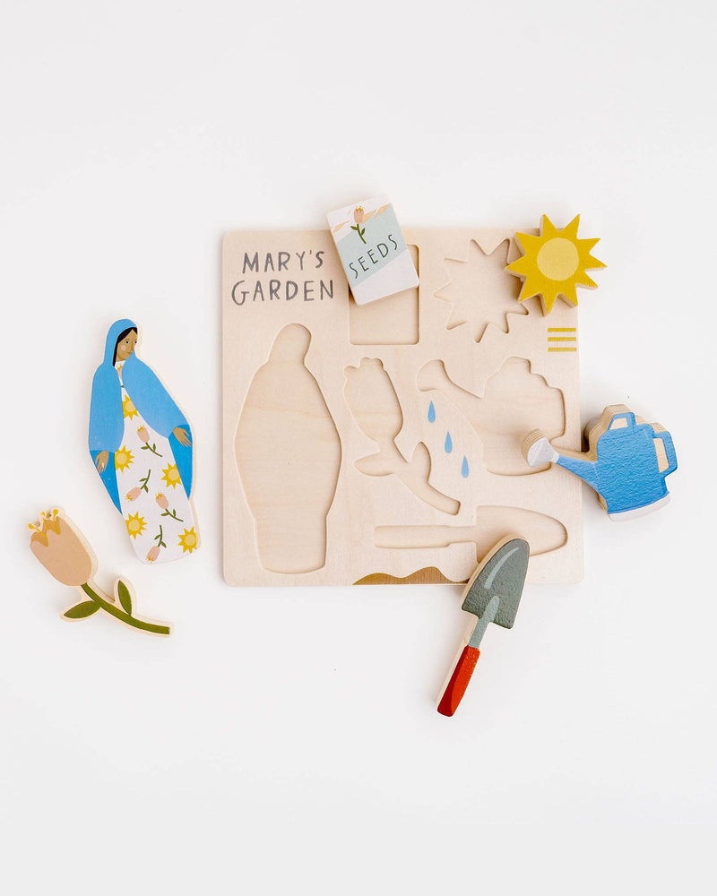 Mary’s Garden Wooden Puzzle - Shepherd Me Shop