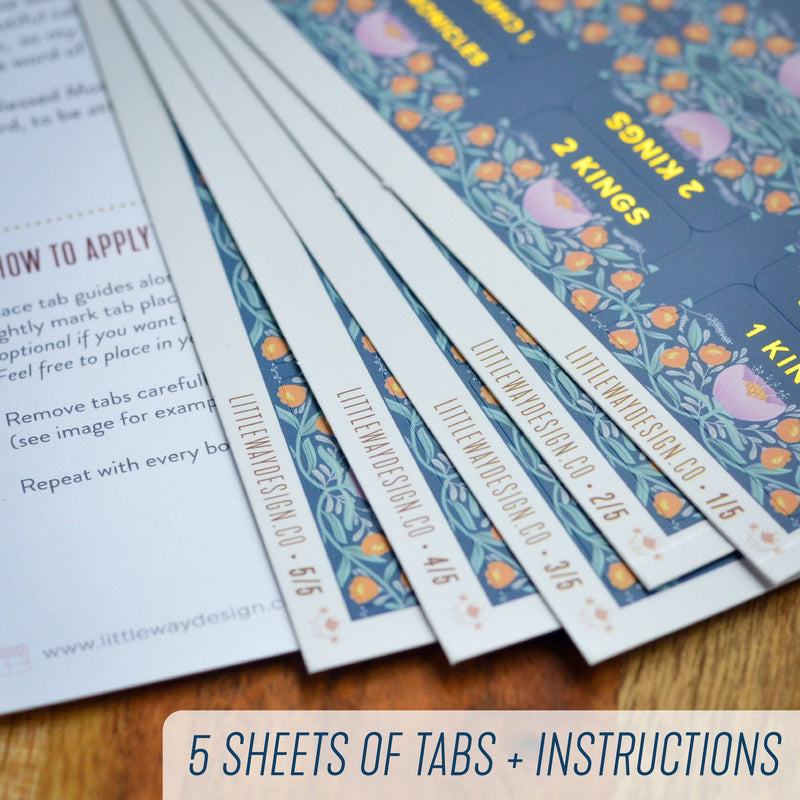 Mary’s Garden Catholic Bible Tabs - Shepherd Me Shop