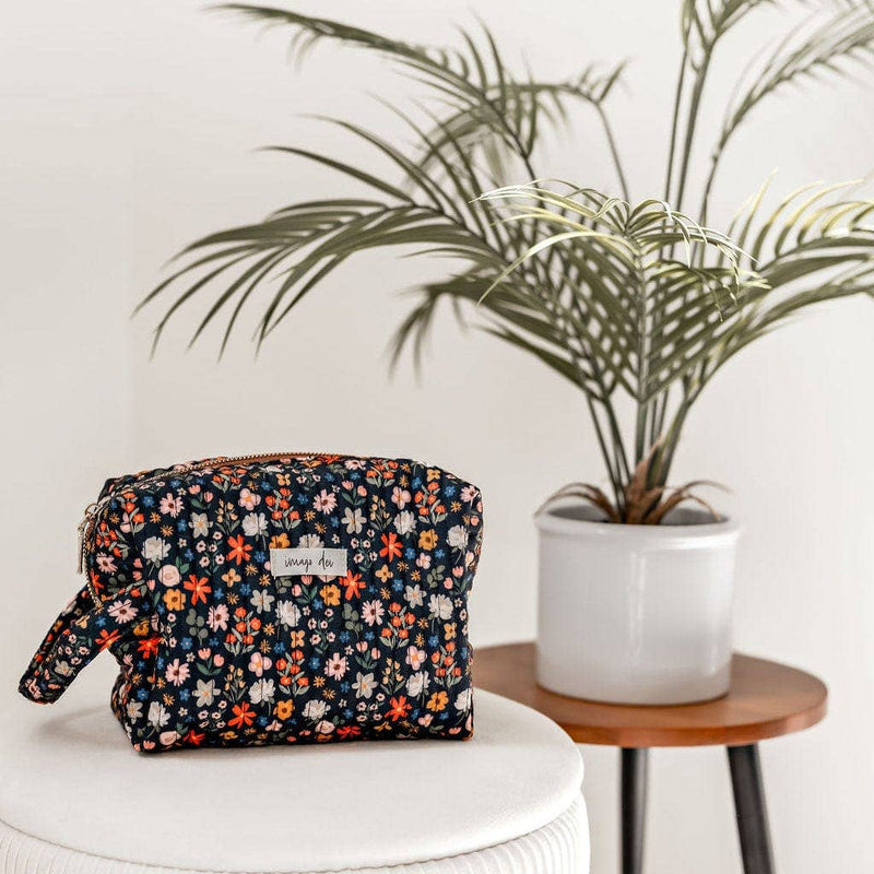 Catholic Quilted Cosmetic Toiletry Bag