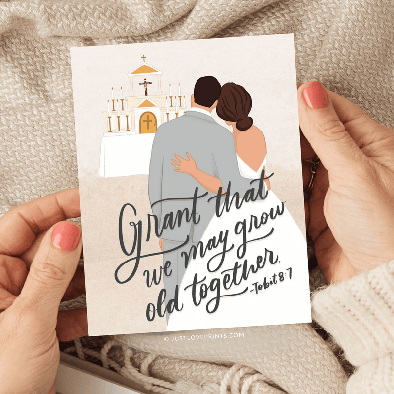 Grant That We May Grow Old Together Greeting Card - Shepherd Me Shop