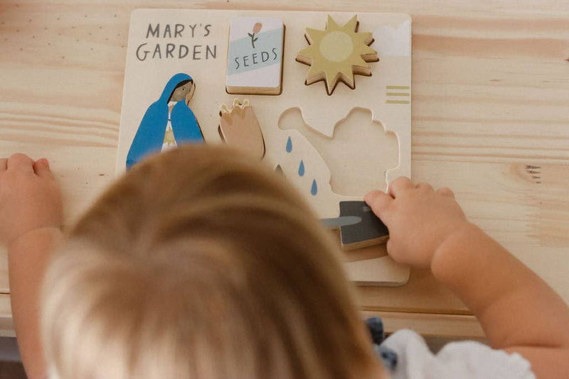 Mary’s Garden Wooden Puzzle - Shepherd Me Shop