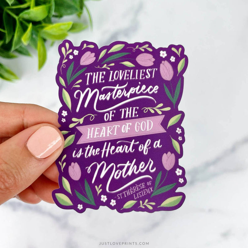 "Heart of a Mother" Vinyl Sticker - Shepherd Me Shop