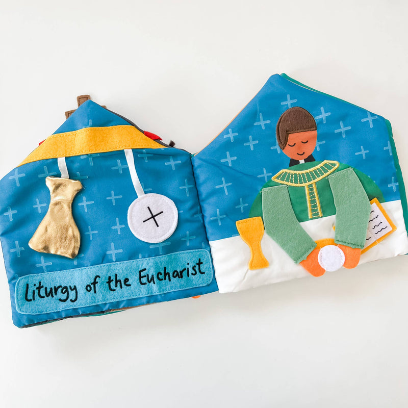 Catholic Mass Quiet Fabric Book - Shepherd Me Shop