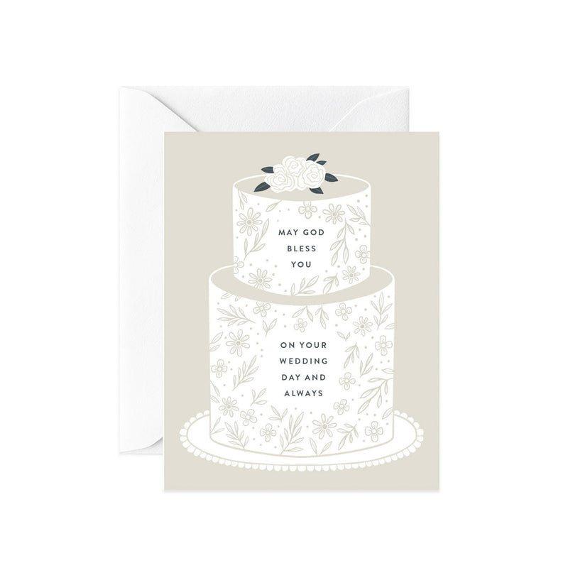 Catholic Wedding Cake Card - Shepherd Me Shop