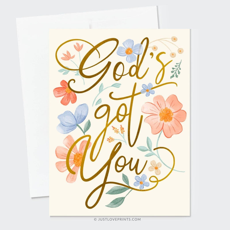 God's Got You Greeting Card - Shepherd Me Shop