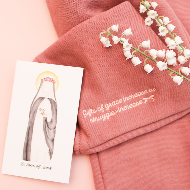 The Rose: Crewneck Sweatshirt - Shepherd Me Shop