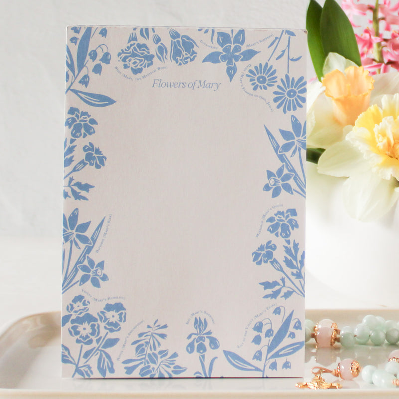 Flowers of Mary Notepad - Shepherd Me Shop
