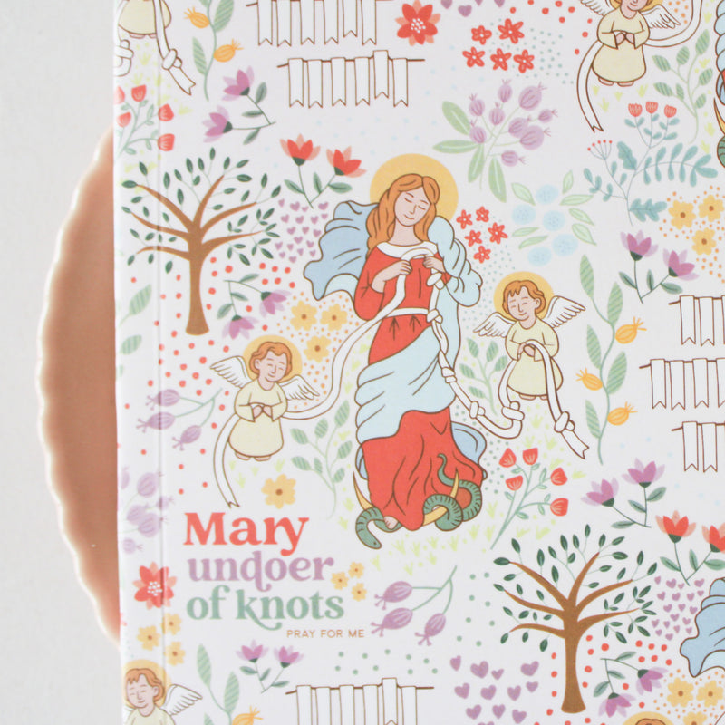 Mary Undoer of Knots Catholic Notebook & Prayer Journal - Shepherd Me Shop