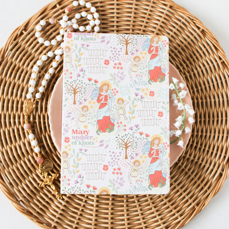 Mary Undoer of Knots Catholic Notebook & Prayer Journal - Shepherd Me Shop