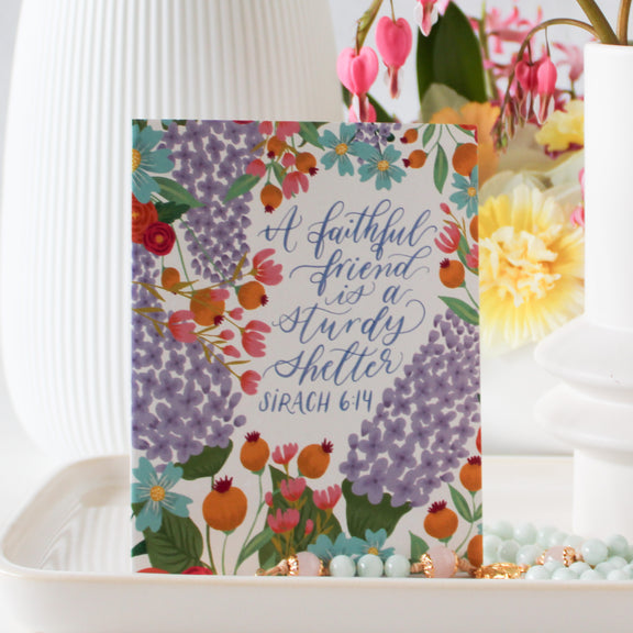 Catholic Friendship Greeting Card - Shepherd Me Shop