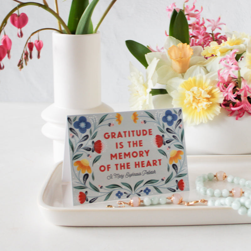 Catholic Thank You Greeting Card - Shepherd Me Shop