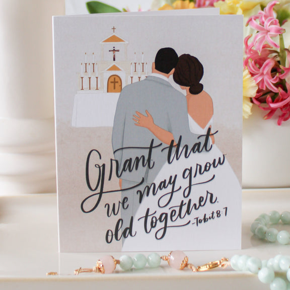 Grant That We May Grow Old Together Greeting Card - Shepherd Me Shop