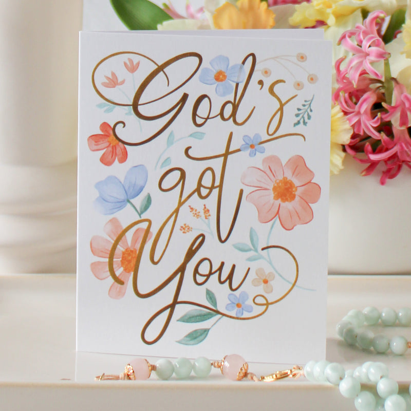 God's Got You Greeting Card - Shepherd Me Shop