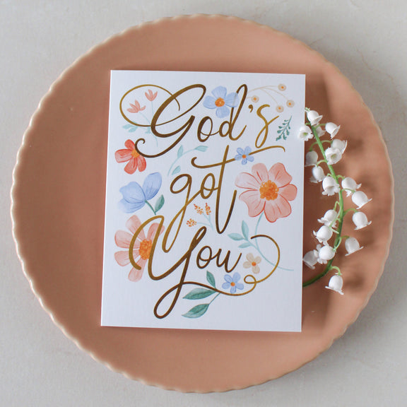 God's Got You Greeting Card - Shepherd Me Shop