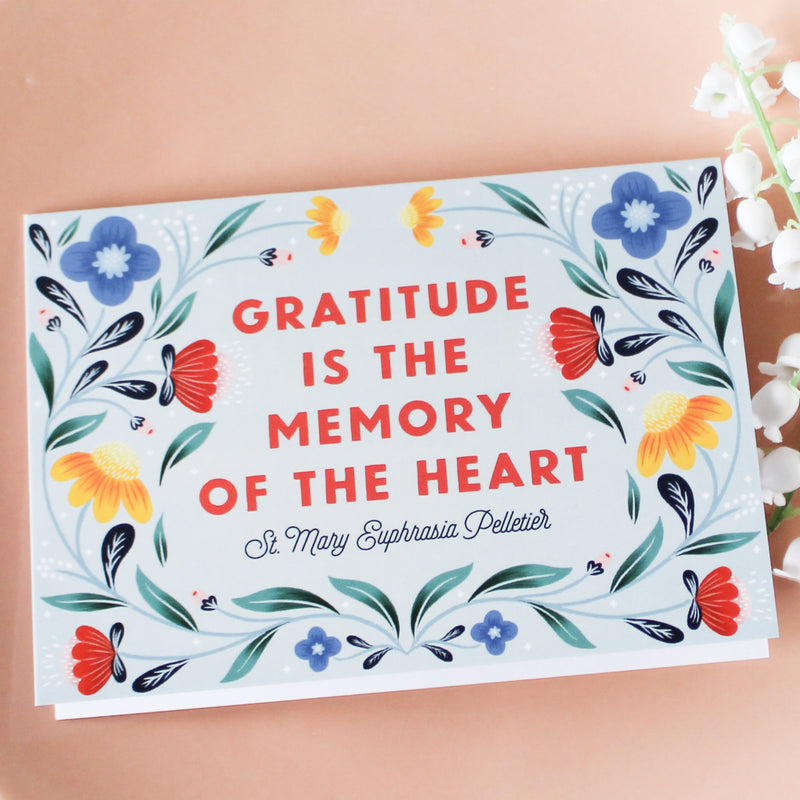 Catholic Thank You Greeting Card - Shepherd Me Shop