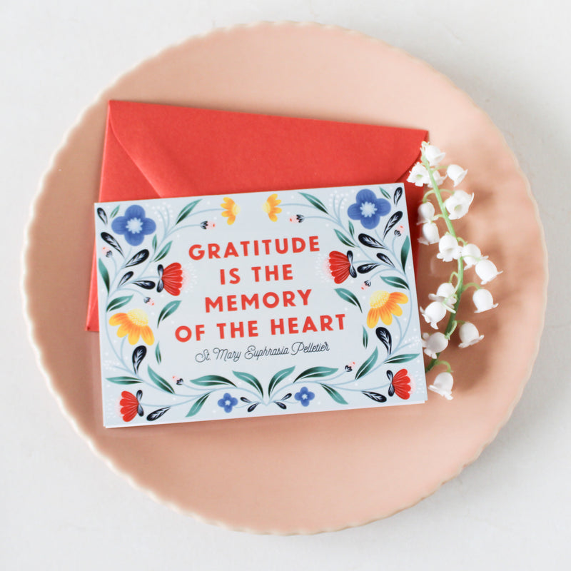 Catholic Thank You Greeting Card - Shepherd Me Shop