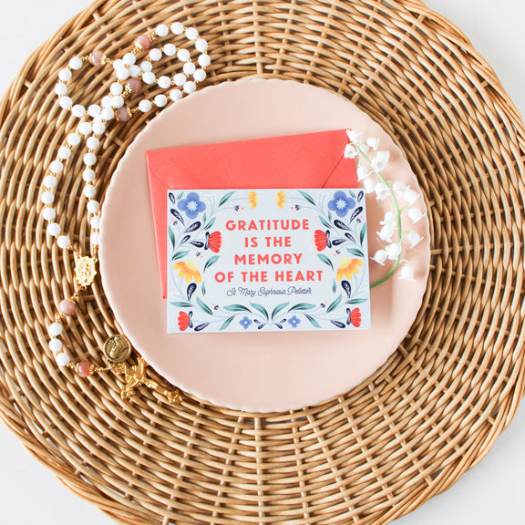 Catholic Thank You Greeting Card - Shepherd Me Shop