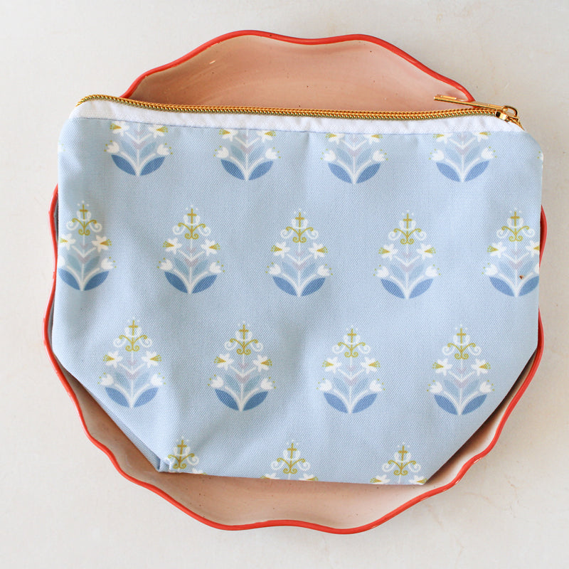 Ave Maria Cosmetic Bag – Catholic Travel Pouch - Shepherd Me Shop