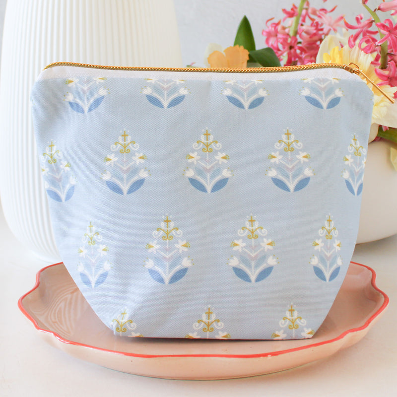 Ave Maria Cosmetic Bag – Catholic Travel Pouch - Shepherd Me Shop
