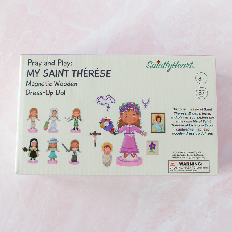 My Saint Thérèse Magnetic Wooden Dress-Up Doll