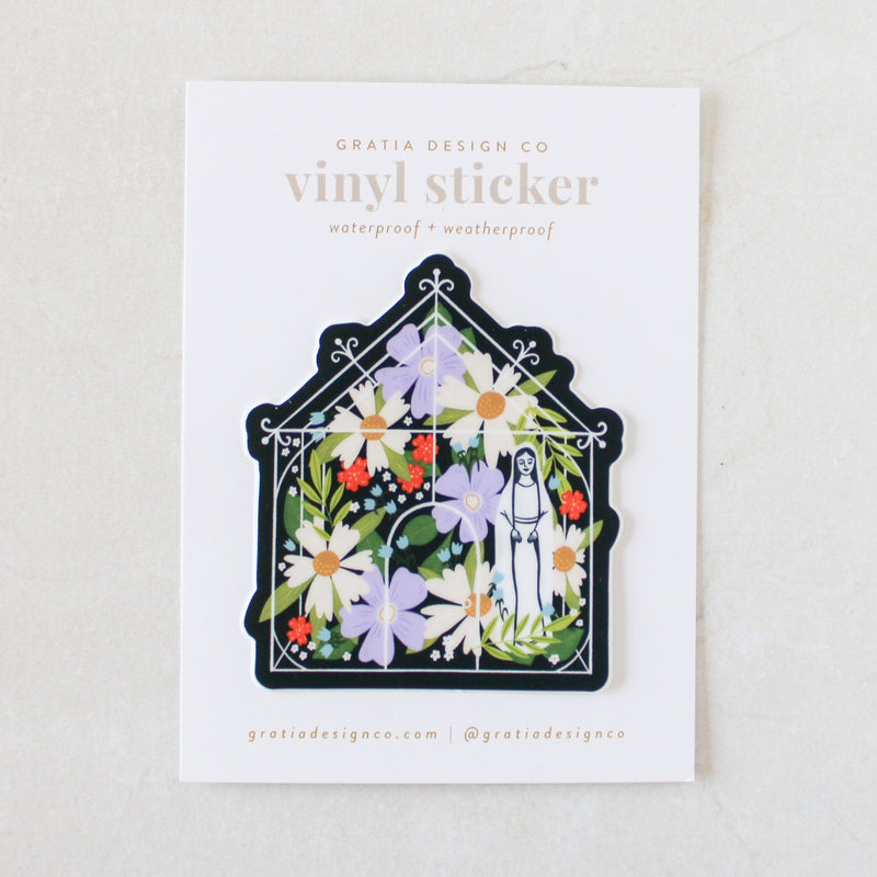 Mary Garden Vinyl Sticker - Shepherd Me Shop