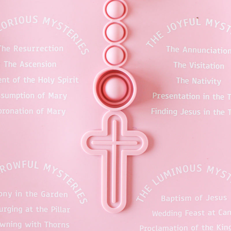 Rosary Popper: Rose Pink