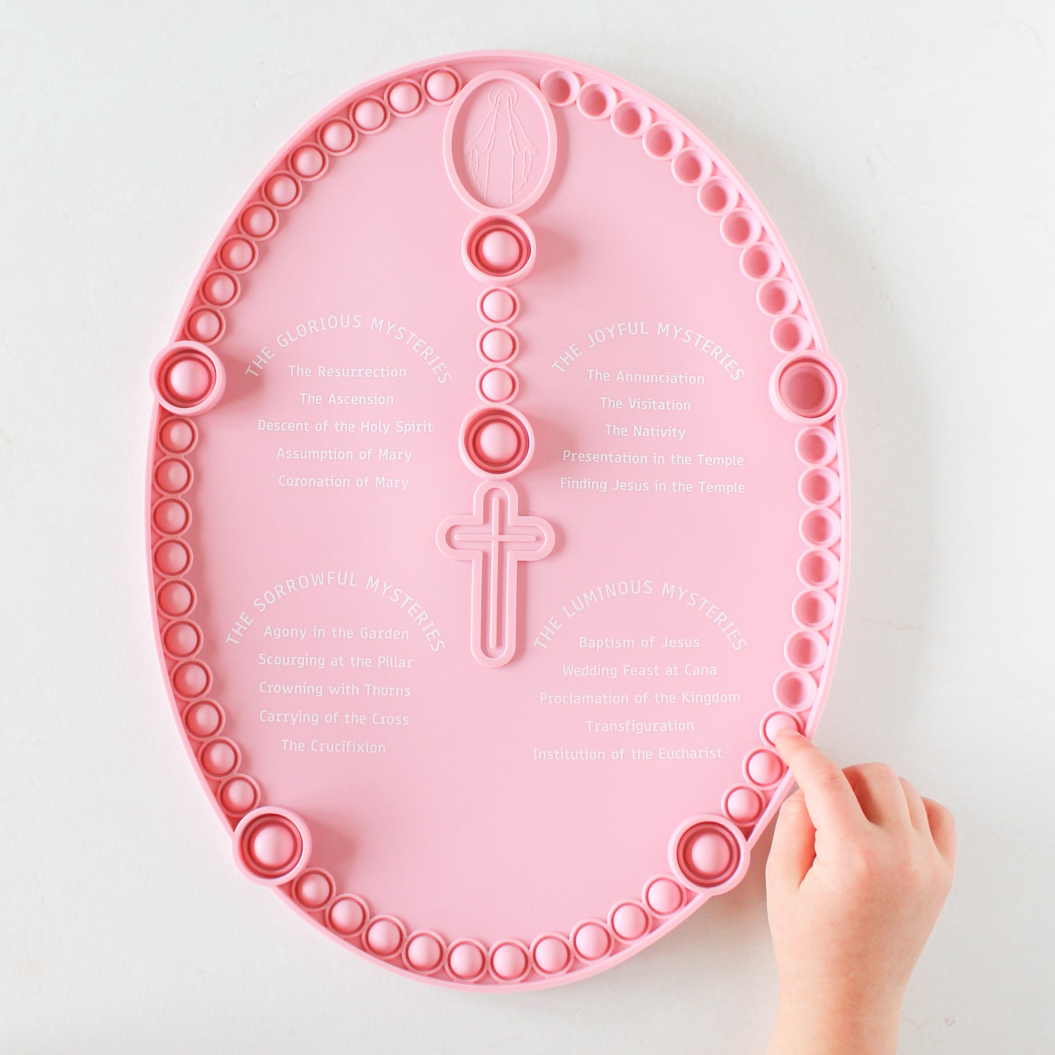 Rosary Popper: Rose Pink