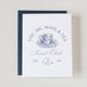 Catholic Greeting Card, "You, Me, Mass, & Tea" Social Club Coastal Crest