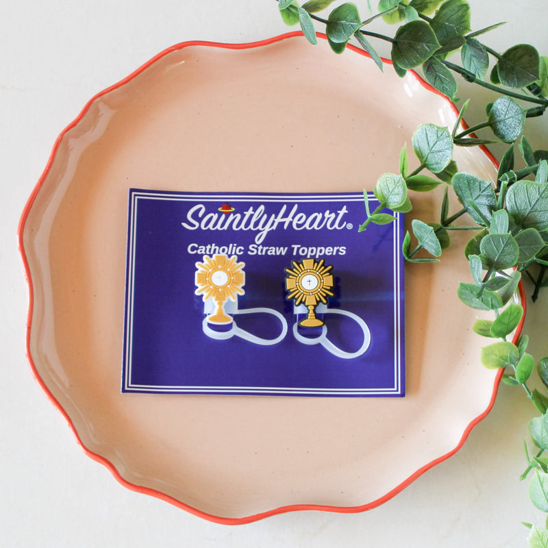 Catholic Straw Toppers: Adoration (2 pack!)