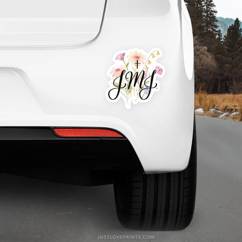 JMJ Catholic Car Magnet - Shepherd Me Shop