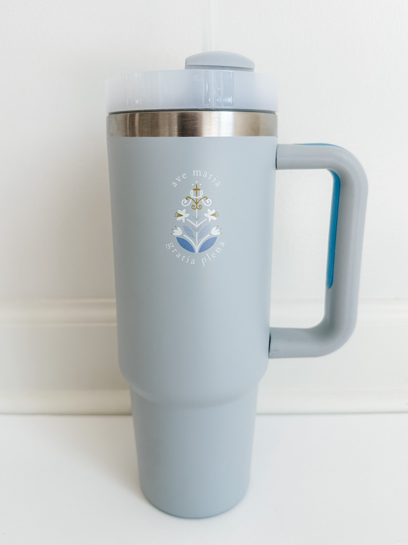Ave Maria 30oz Tumbler - Shepherd Me Shop