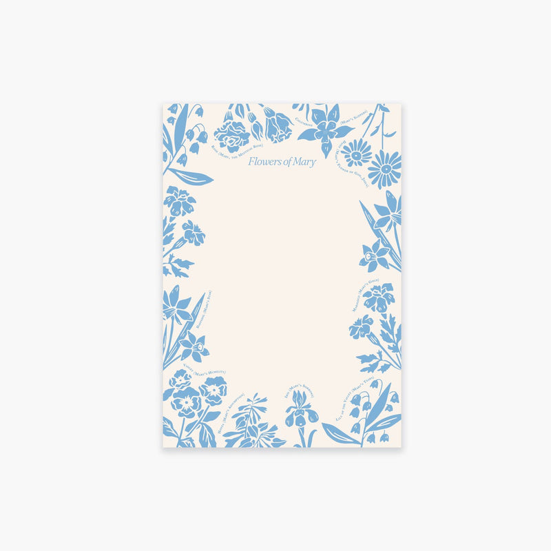Flowers of Mary Notepad - Shepherd Me Shop