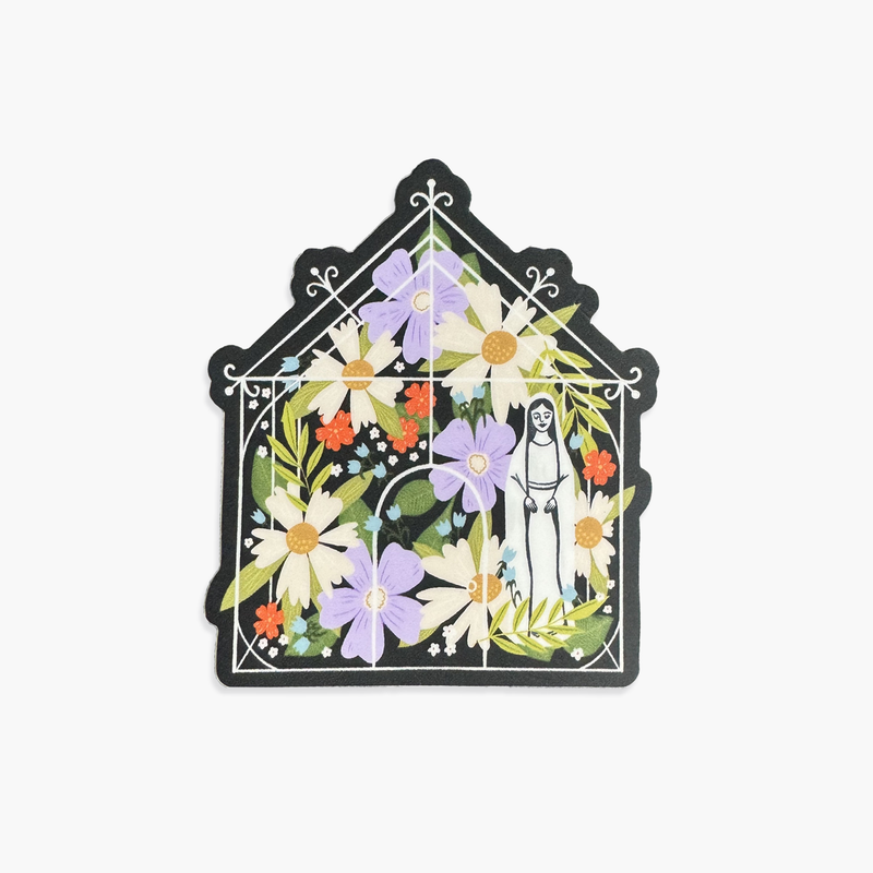 Mary Garden Vinyl Sticker - Shepherd Me Shop