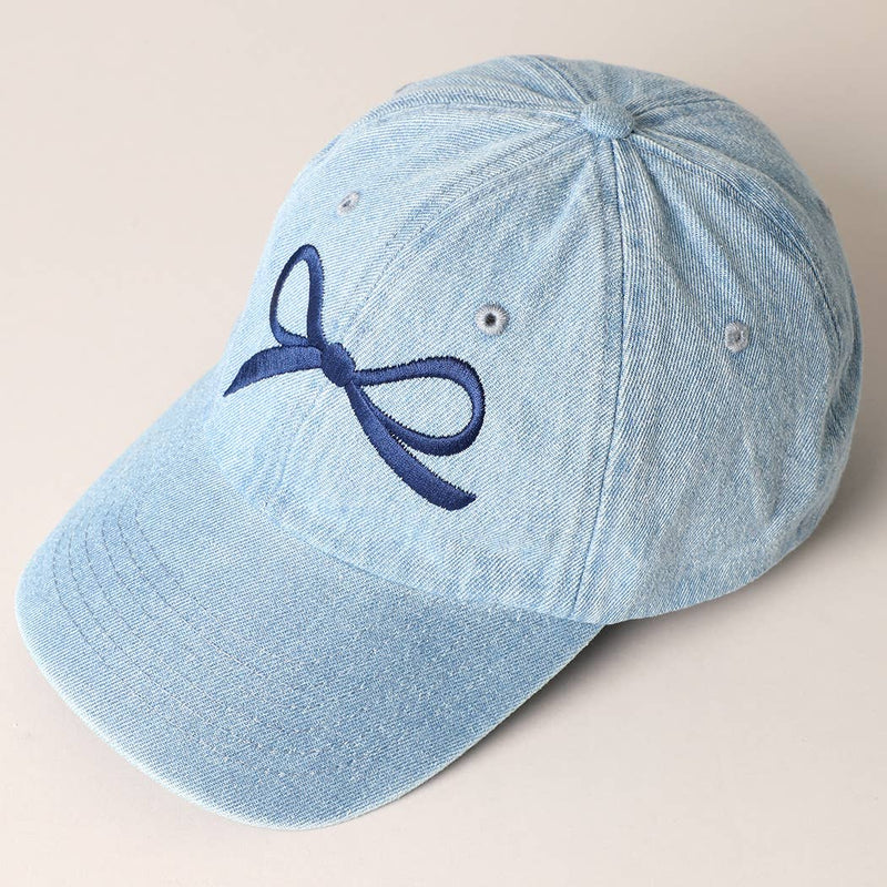 Our Lady, Undoer of Knots Embroidered Baseball Cap – Denim - Shepherd Me Shop