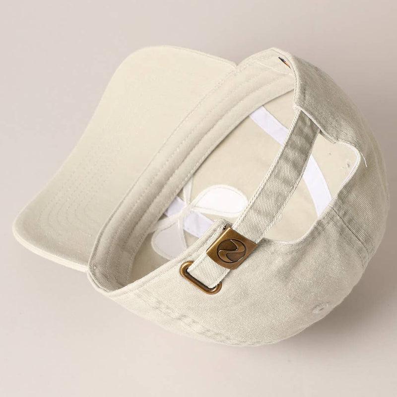 Our Lady, Undoer of Knots Embroidered Baseball Cap - Sand - Shepherd Me Shop