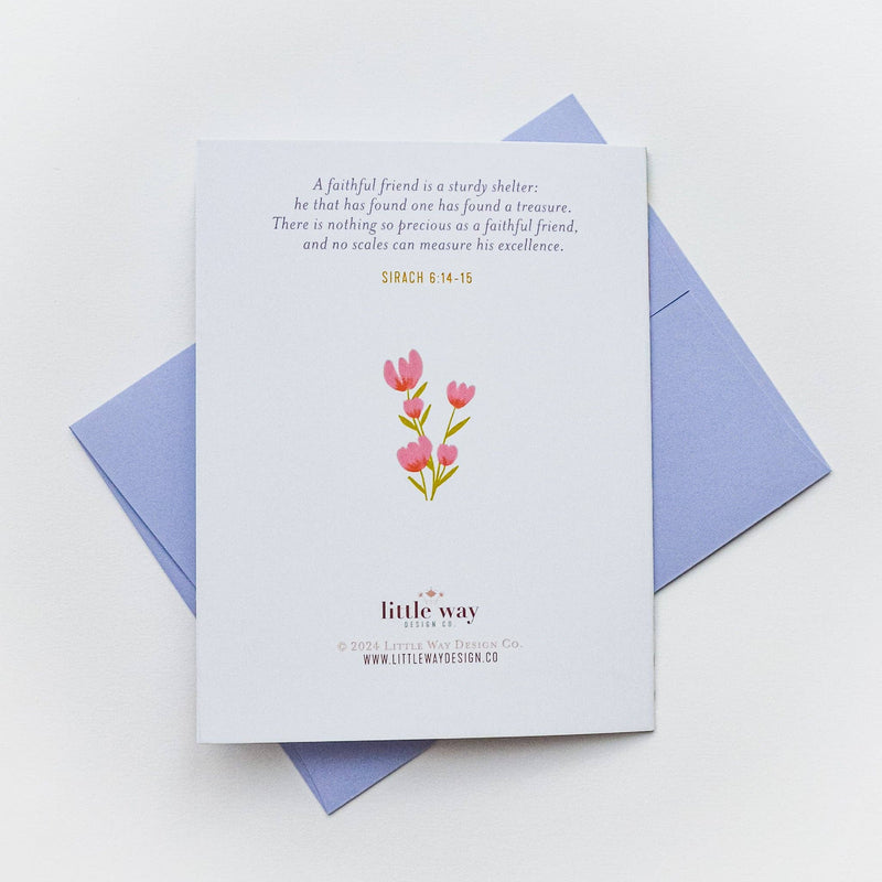 Catholic Friendship Greeting Card - Shepherd Me Shop