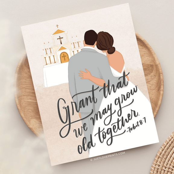 Grant That We May Grow Old Together Greeting Card - Shepherd Me Shop