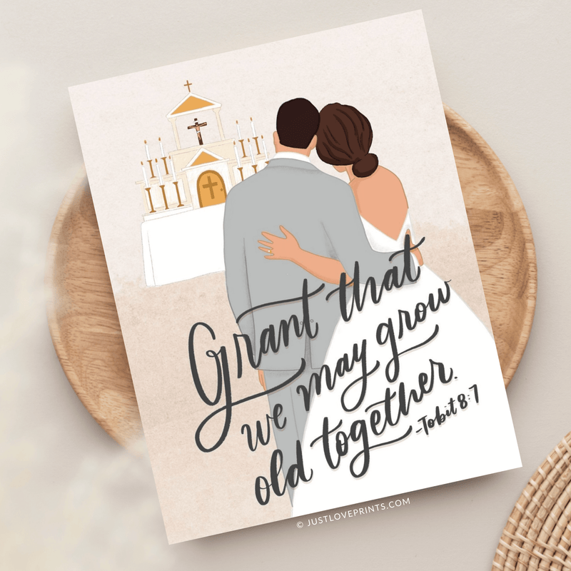 Grant That We May Grow Old Together Greeting Card - Shepherd Me Shop